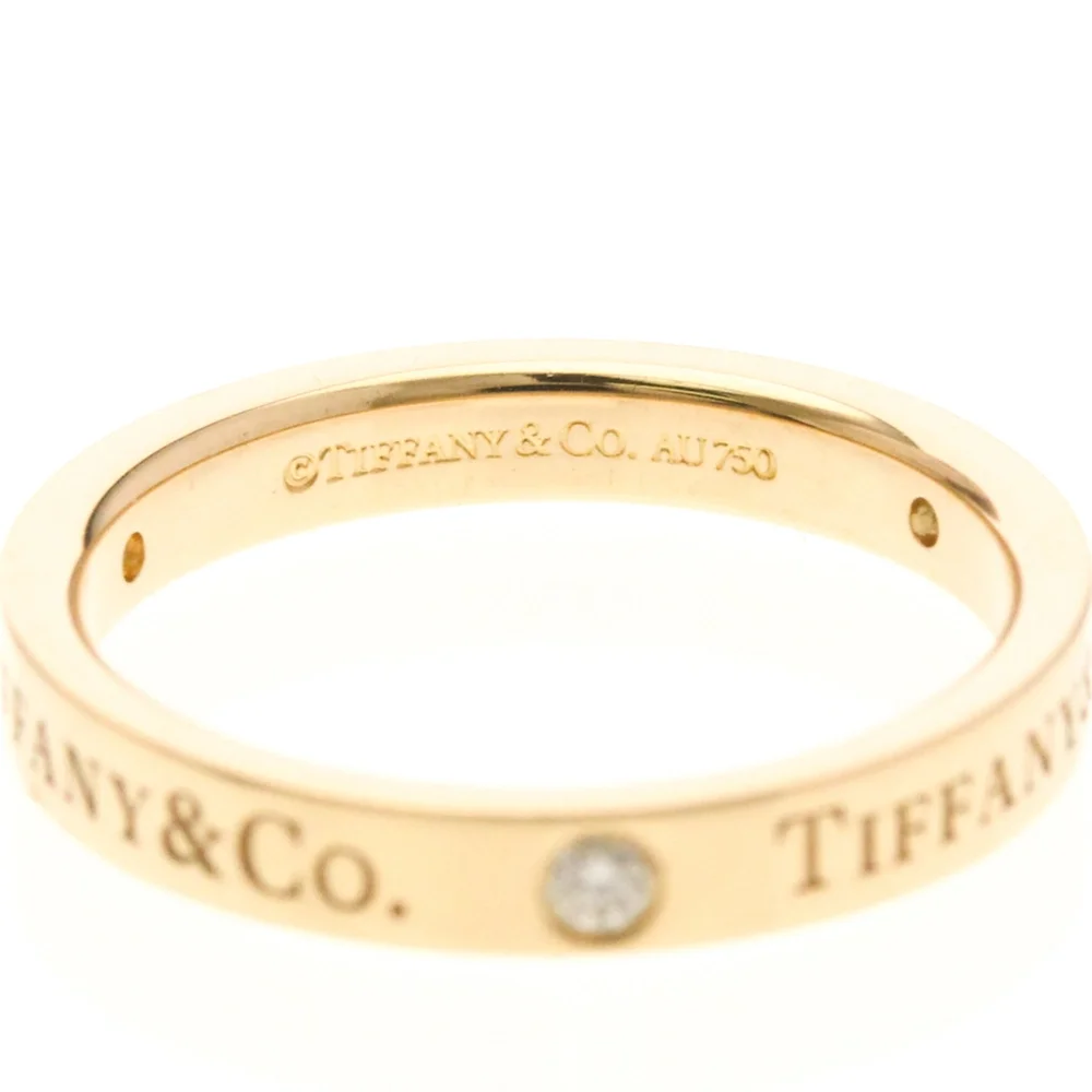 TIFFANY 18k Gold Diamond Ring